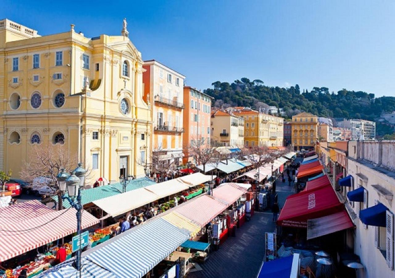 Grand H -F2, Face Vieux- Nice, Terrasse, Ascenseur, Climatisation, Terrace - Nice City Center Εξωτερικό φωτογραφία
